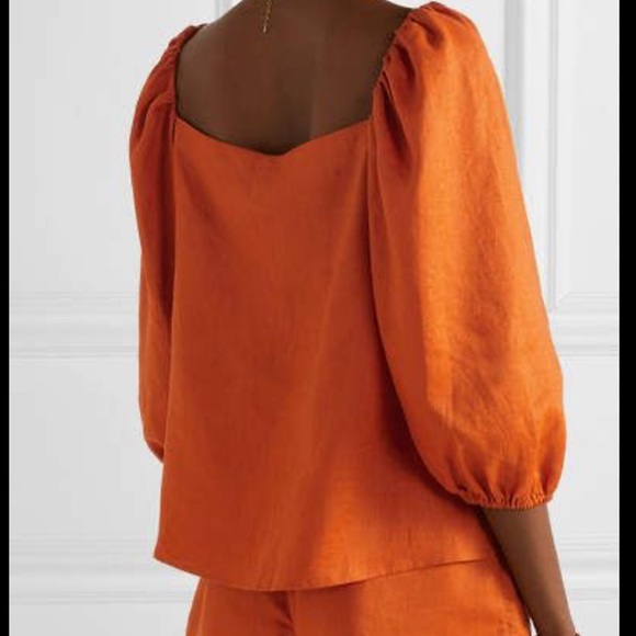 Cult Gaia Aurel Linen Top - Picture 3 of 6